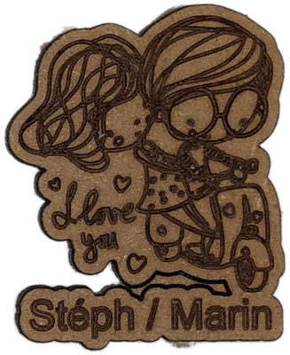 Magnet - Saint Valentin personnalisable